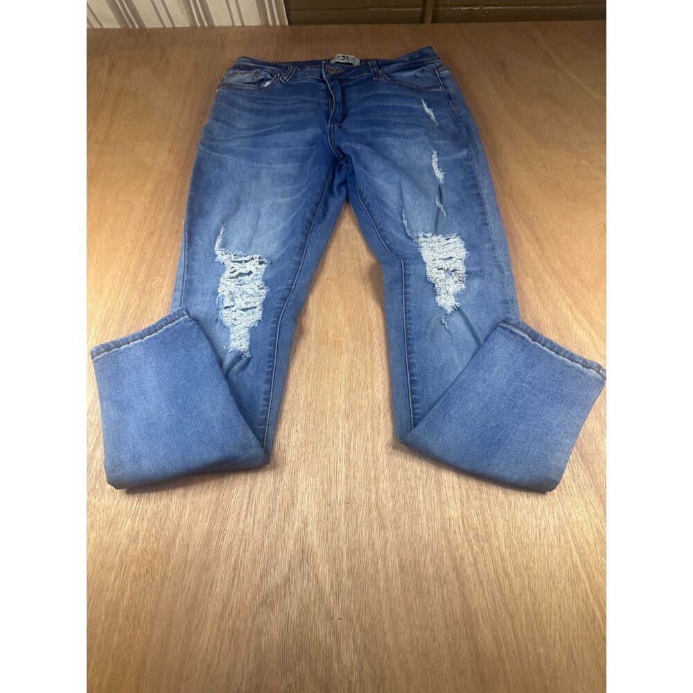 Hammer Jeans Distressed Skinny Denim Blue Women's Size 13